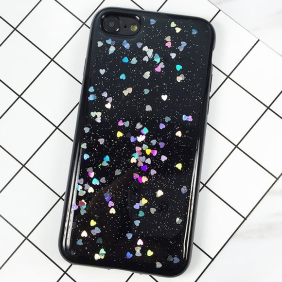Accessories - NEW iPhone 7/8 Black Floating Hearts Case Accessories - NEW iPhone 7/8 Black Floating Hearts Case